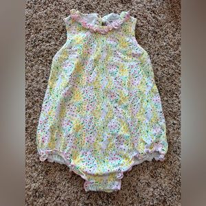 The Proper Peony floral bubble. Size 24 month